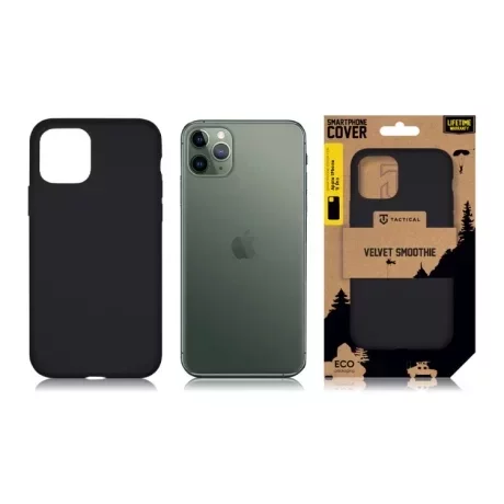 Husă Tactical Velvet Smoothie pentru iPhone 11 Pro - Negru (Asphalt)