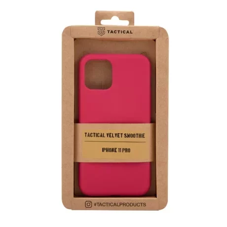 Husă Tactical Velvet Smoothie pentru iPhone 11 Pro - Roșu (Sangria)