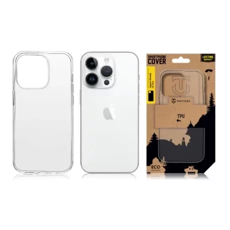 Husă Tactical TPU Transparent pentru iPhone 14 Pro