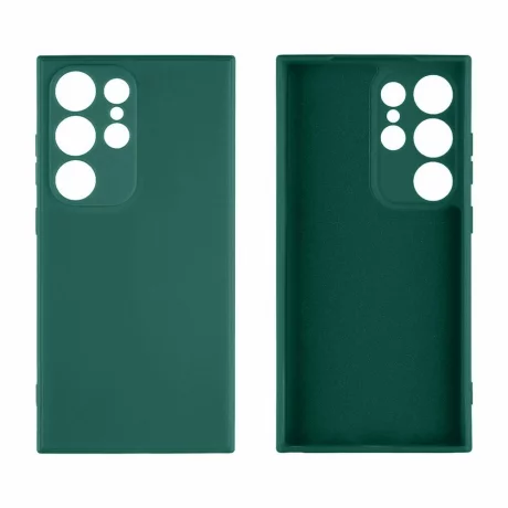 Husa Samsung Galaxy S24 Ultra TPU Verde Inchis  Mat (Dark Green)