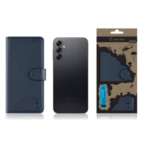 Husă Flip Tactical pentru Samsung Galaxy A14  - Albastru (Blue)