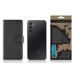 Husă Flip Tactical pentru Samsung Galaxy A34 5G - Negru (Black)