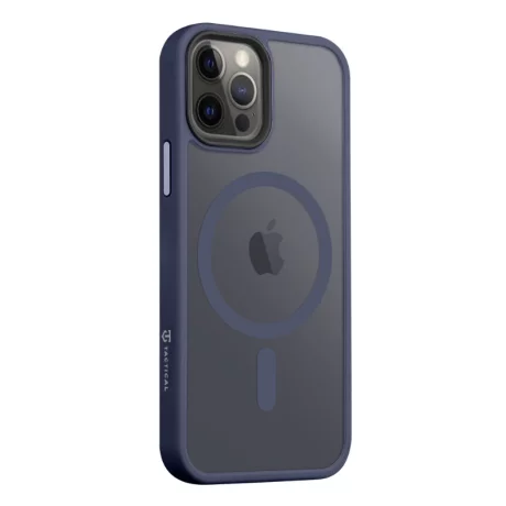 Husă Tactical MagForce (MagSafe) Hyperstealth pentru iPhone 12 / 12 Pro - Albastru Închis (Deep Blue)