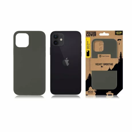 Husă Tactical Velvet Smoothie pentru iPhone 12/12 Pro - Gri (Bazooka)