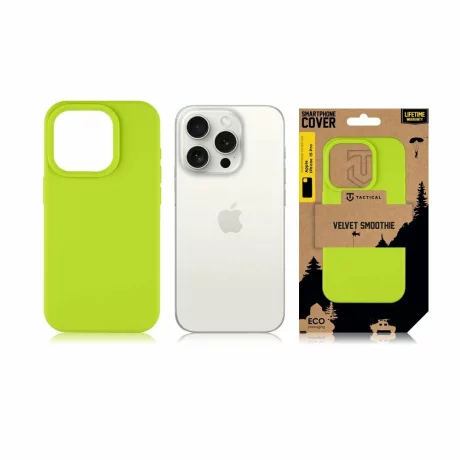 Husă Tactical Velvet Smoothie pentru iPhone 15 Pro - Verde (Avocado)