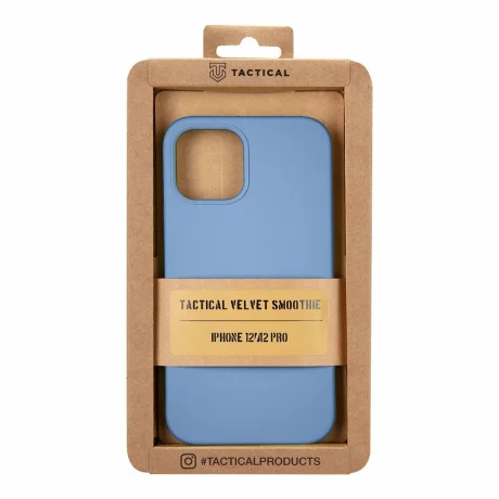 Husă Tactical Velvet Smoothie pentru iPhone 12/12 Pro - Albastru (Avatar)