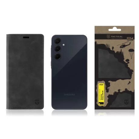 Husă Flip Tactical pentru Samsung Galaxy A35 5G - Negru (Black)