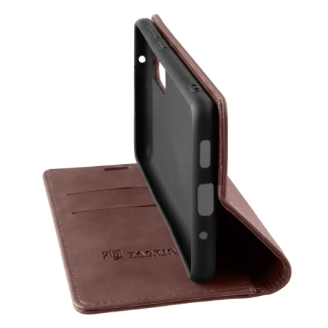 Husă Flip Tactical pentru Samsung Galaxy S22 Plus - Maro (Mud Brown)