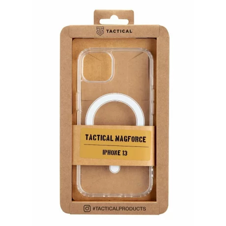 Husă Tactical MagForce (MagSafe) pentru iPhone 13 - Transparent (Clear)