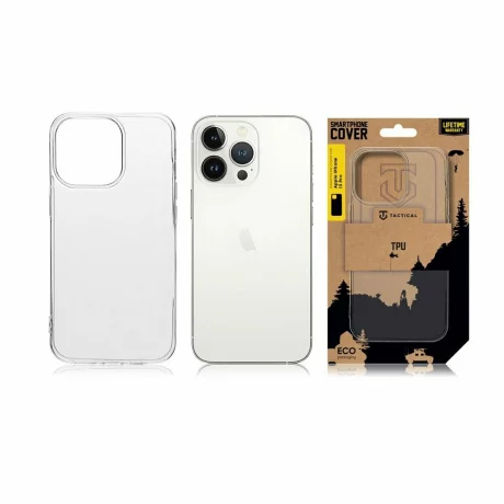 Husă Tactical TPU pentru iPhone 13 Pro - Transparent