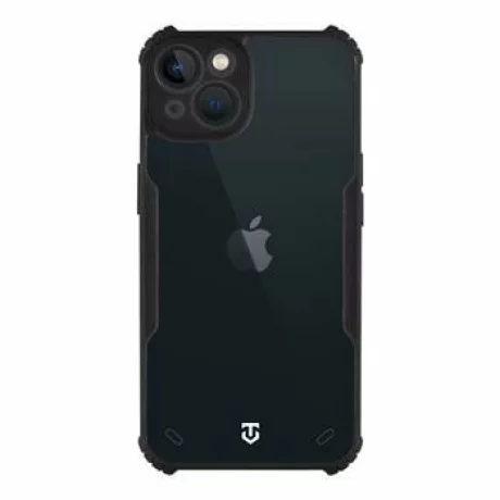 Husă Tactical Quantum Stealth pentru iPhone 13 - Transparent / Negru (Clear / Black)