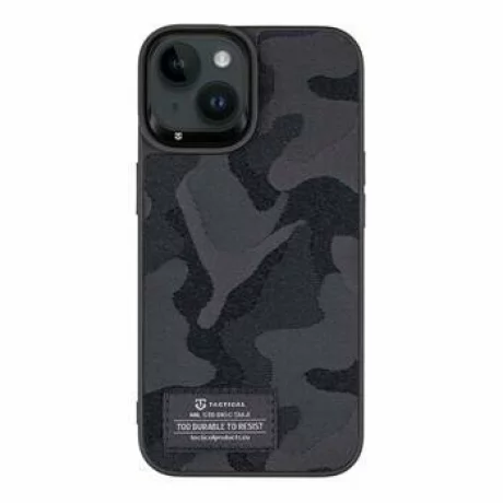 Husă Tactical Camo Troop pentru iPhone 14 - Negru