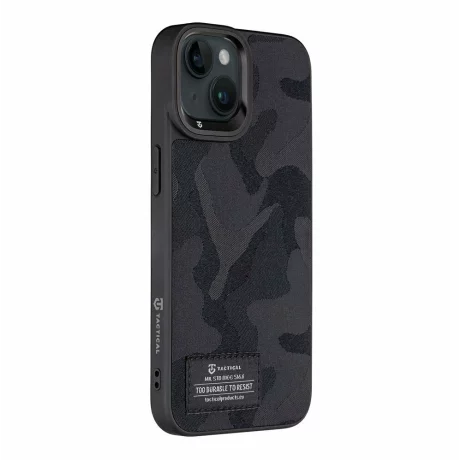 Husă Tactical Camo Troop pentru iPhone 14 - Negru