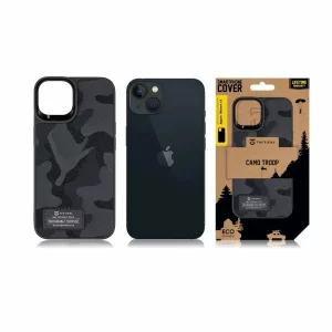 Husă Tactical Camo Troop pentru iPhone 14 - Negru