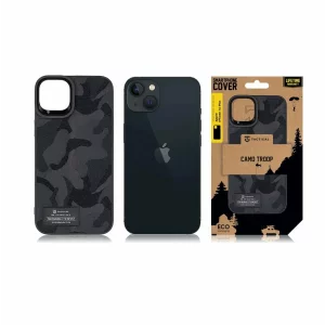 Husă Tactical Camo Troop pentru iPhone 14 Plus - Negru (Black)