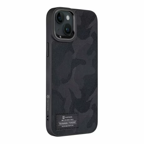 Husă Tactical Camo Troop pentru iPhone 14 Plus - Negru (Black)