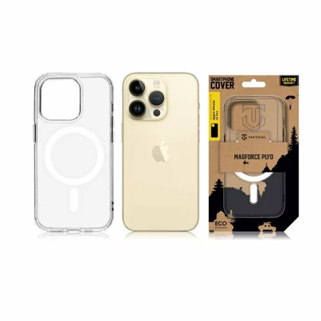 Husă Tactical MagForce (MagSafe) pentru iPhone 14 Pro - Transparent (Clear)