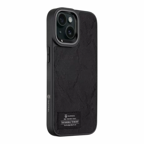 Husă Tactical Camo Troop pentru iPhone 14 Pro Max - Negru (Black)