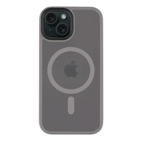 Husă Tactical MagForce (MagSafe) Hyperstealth pentru iPhone 15 - Gri (Light Grey)