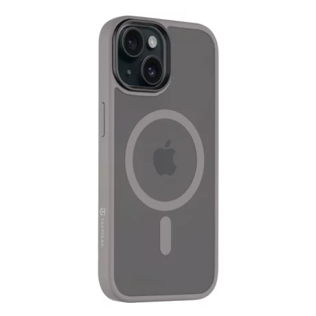 Husă Tactical MagForce (MagSafe) Hyperstealth pentru iPhone 15 - Gri (Light Grey)