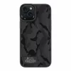 Husă Tactical Camo Troop pentru iPhone 15 Plus - Negru (Black)