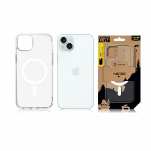 Husă Tactical MagForce (MagSafe) pentru iPhone 15 Plus - Transparent (Clear)