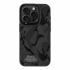 Husă Tactical Camo Troop pentru iPhone 15 Pro - Negru (Black)