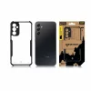 Husă Tactical Quantum Stealth pentru Samsung Galaxy A34 5G - Transparent / Negru (Clear / Black)